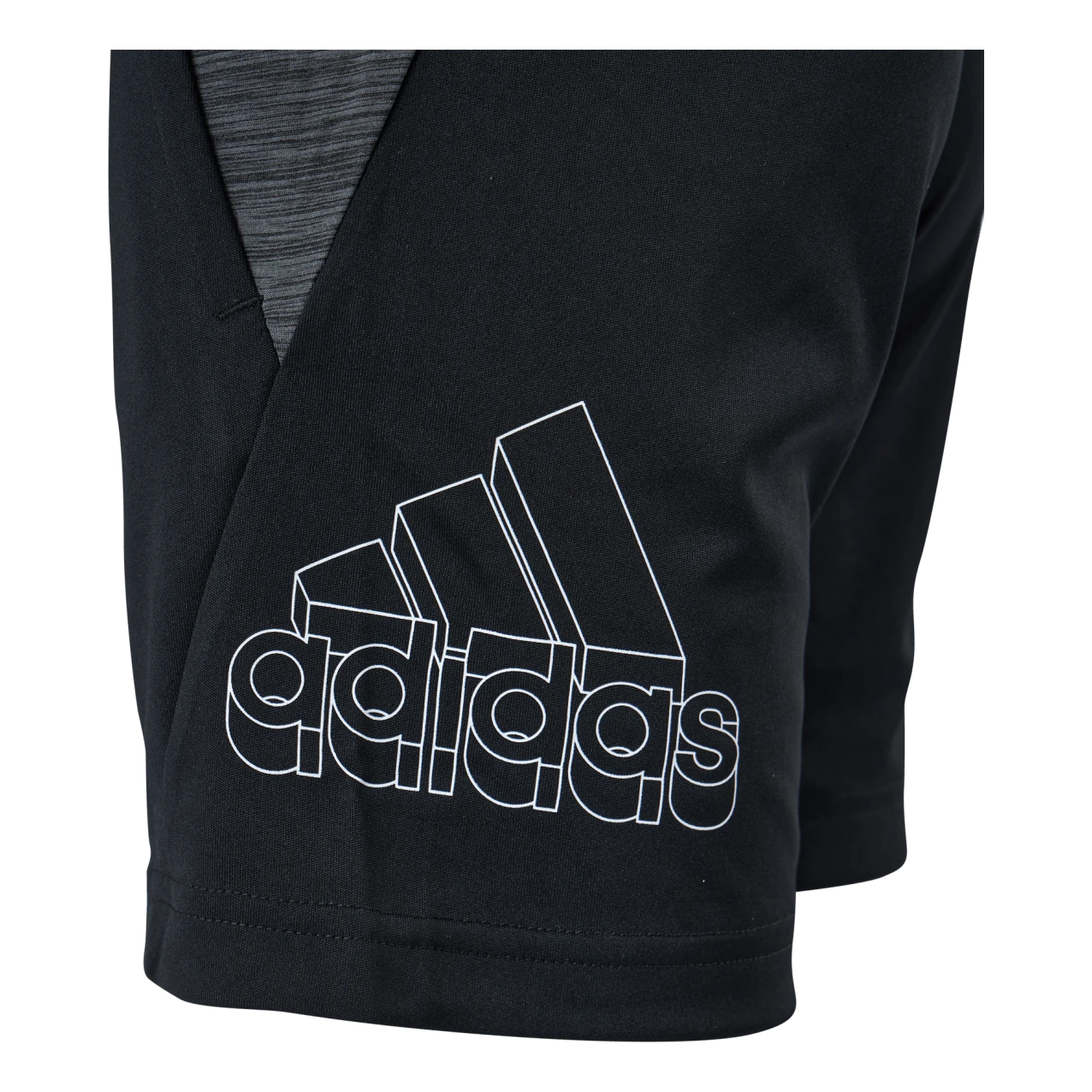 ADIDAS Boys Aeroready Heather Short Black / White - Image 5
