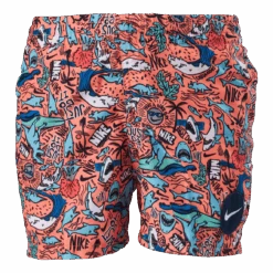 Nike Shark Party 4" Volley Sho Bright Mango