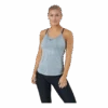 Nike Dri-FIT One Elastika Women's Standard Fit Tank PARTICLE GREY/HTR/BLACK