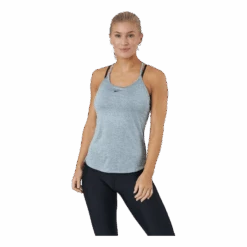Nike Dri-FIT One Elastika Women's Standard Fit Tank PARTICLE GREY/HTR/BLACK