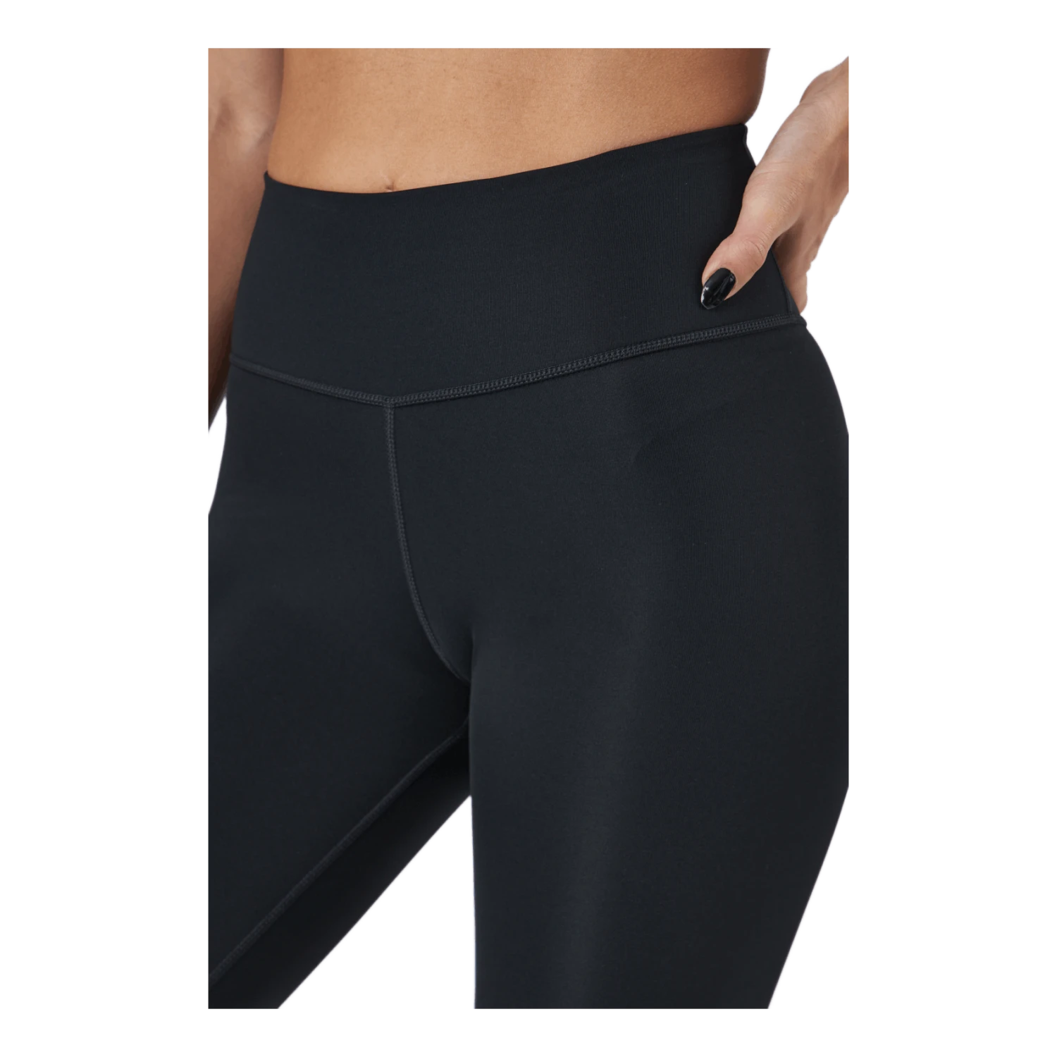 Nike Dri-fit Swoosh Run Women's 7/8 Black/white - Image 4