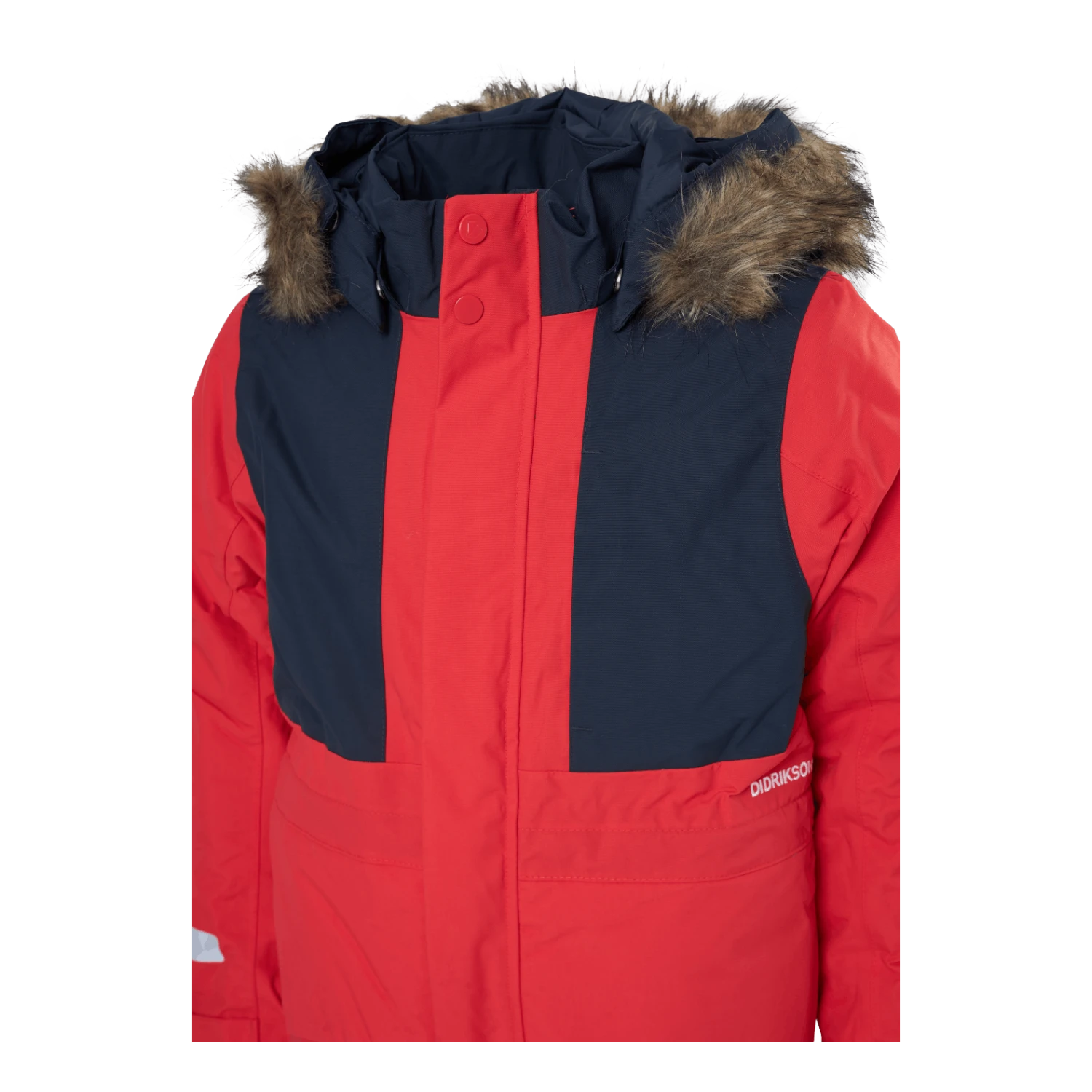 DIDRIKSONS Björnen Kids Cover 5 Bright Red - Image 4