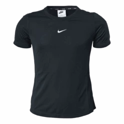 Nike Dri-FIT One Big Kids' (Girls') Short-Sleeve Top BLACK/WHITE