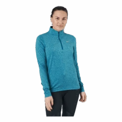 Nike Element Women's 1/2-zip R Marina/washed Teal/htr/reflect
