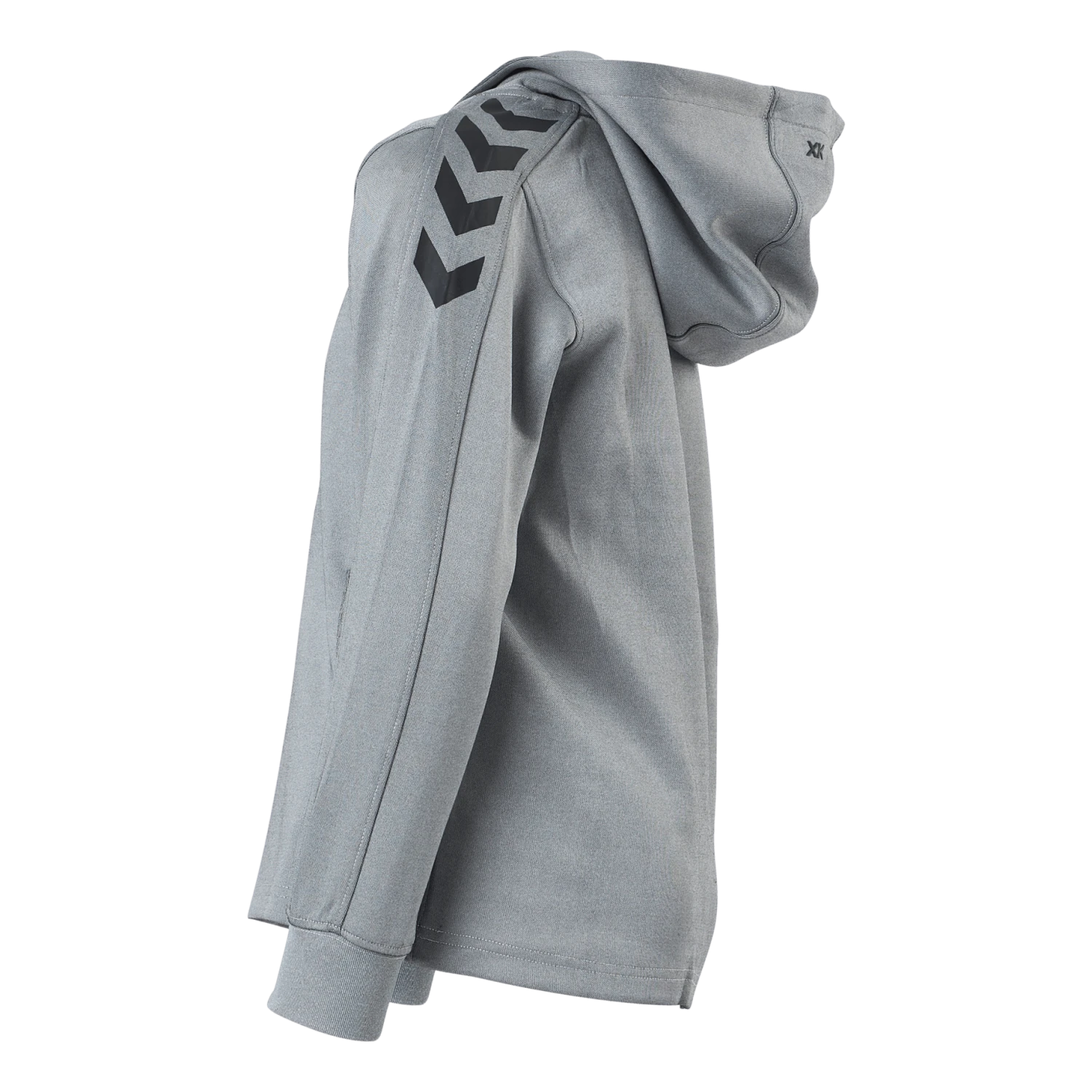 Hummel Hmlcore Xk Poly Kids Sweat Hoo Grey Melange - Image 2