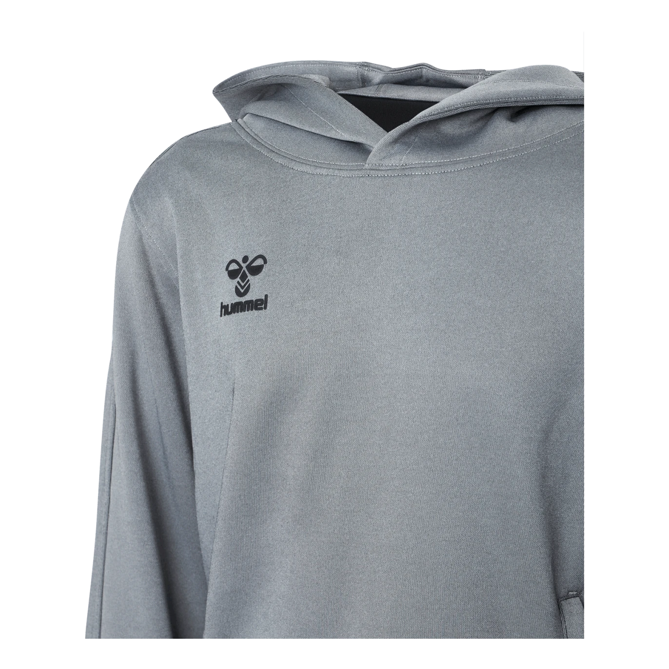 Hummel Hmlcore Xk Poly Kids Sweat Hoo Grey Melange - Image 4