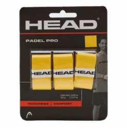Head Padel Pro 3 Pcs Pack Yellow