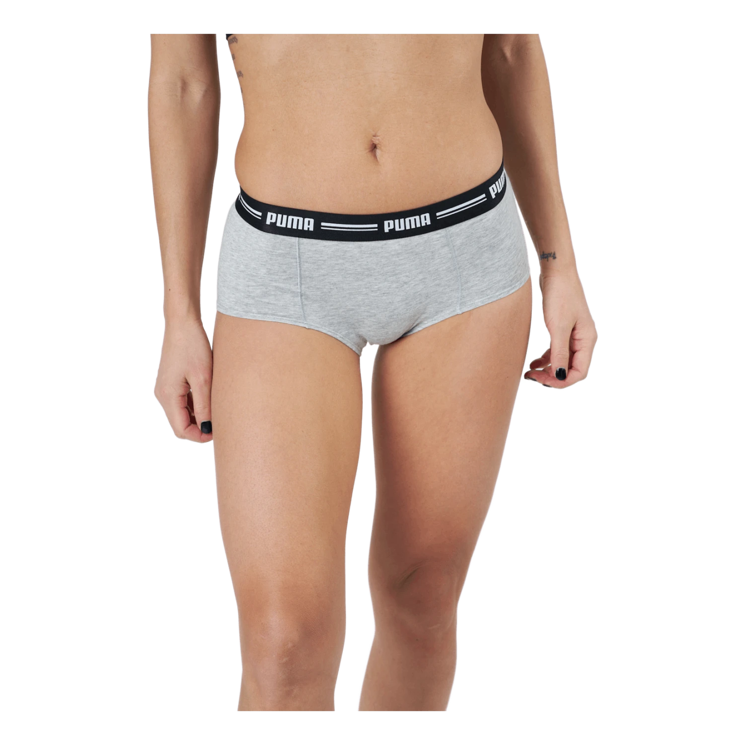 Puma Women Mini Short 2p Pack Grey / Grey - Image 4