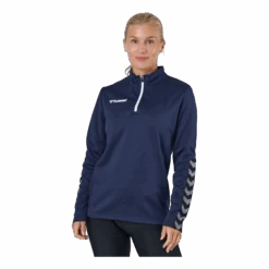 Hummel Hmlauthentic Half Zip Sweatshi Marine