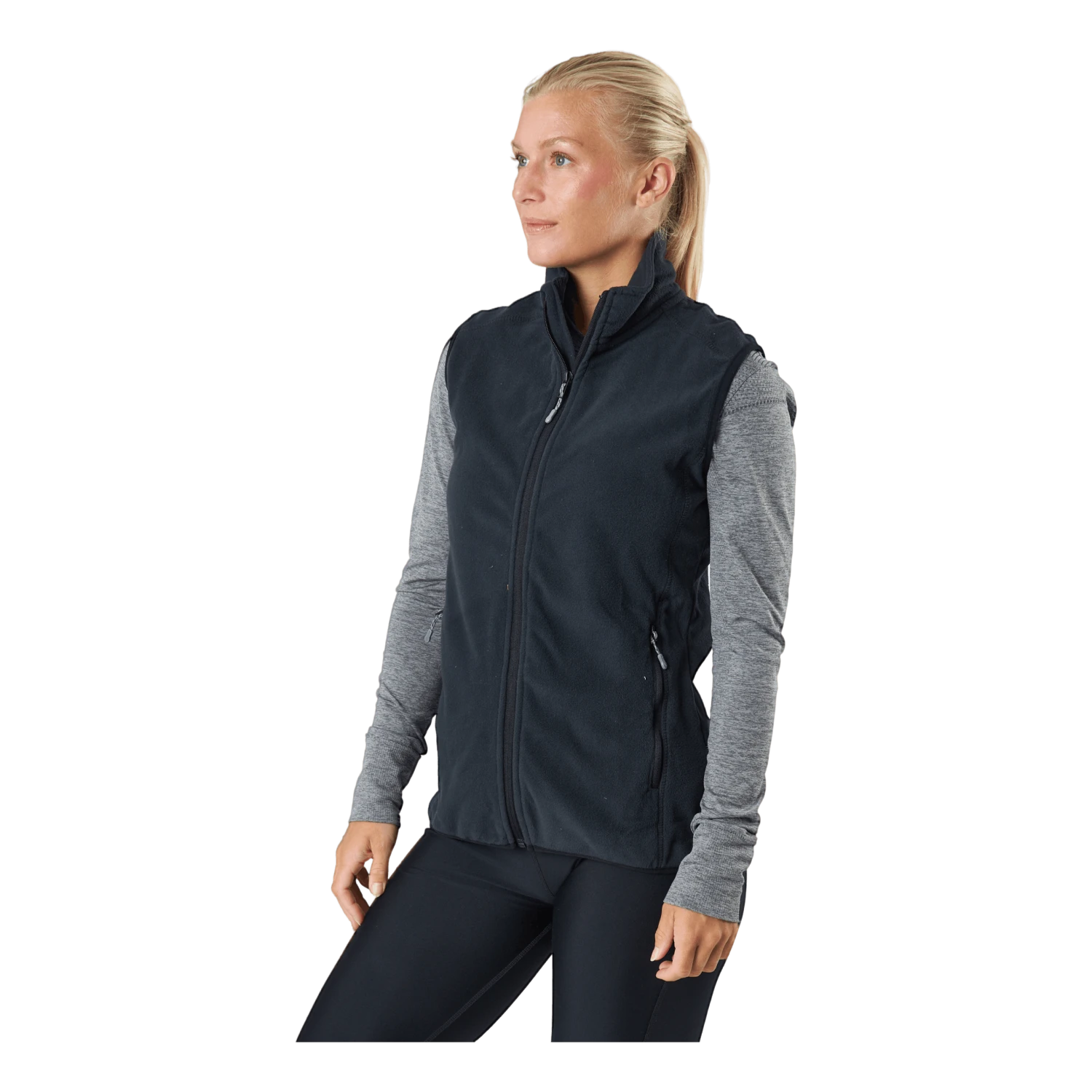 Pescara Fleece Vest Black - Image 2