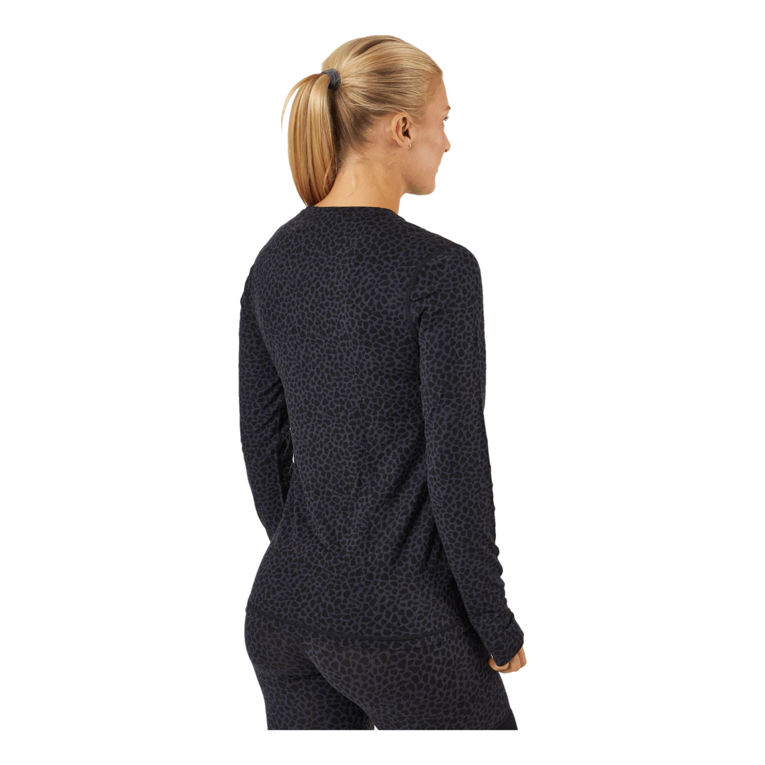 Mons Royale Cascade Merino Flex 200 Ls Arctic Leopard - Image 3