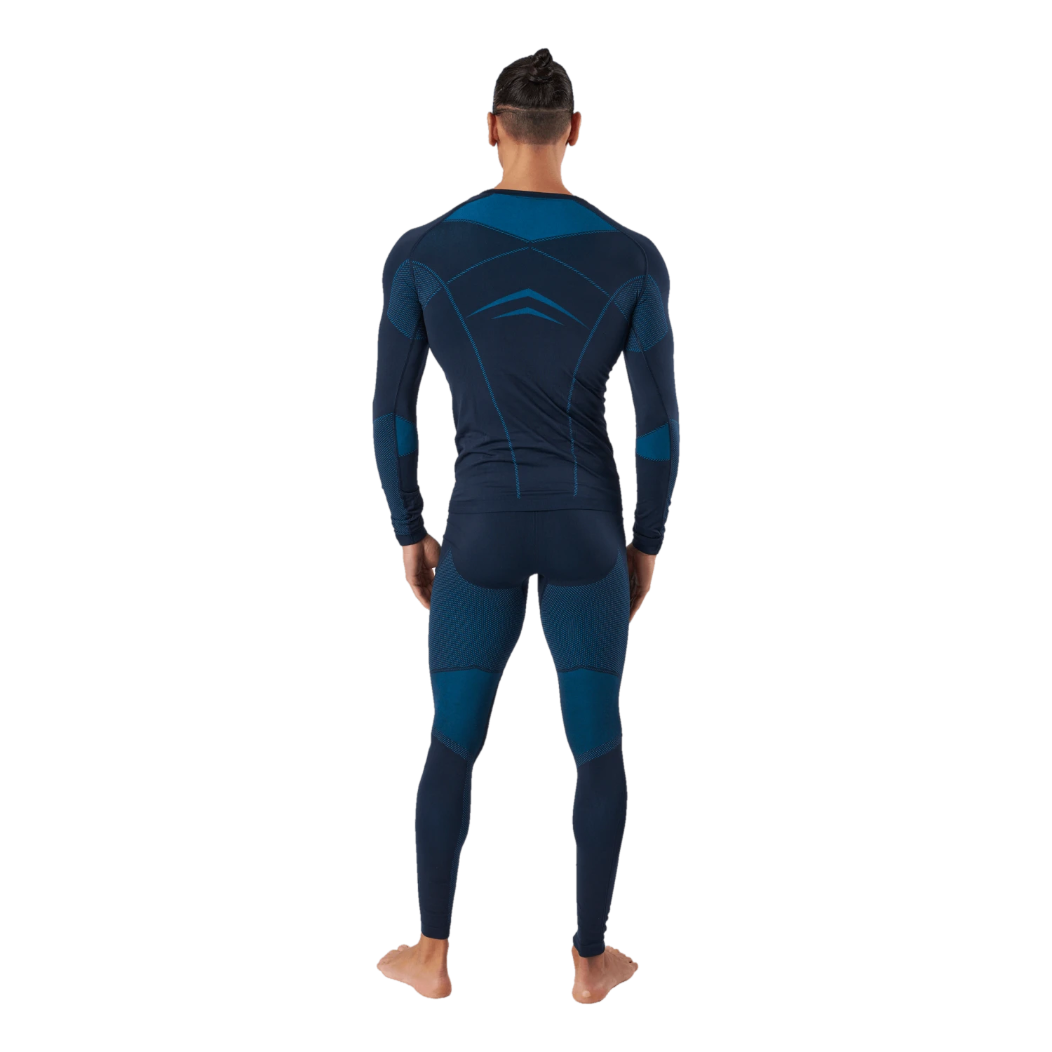 Odlo Set Long Fundamentals Performa Dark Sapphire - Blue Jewel - Image 3