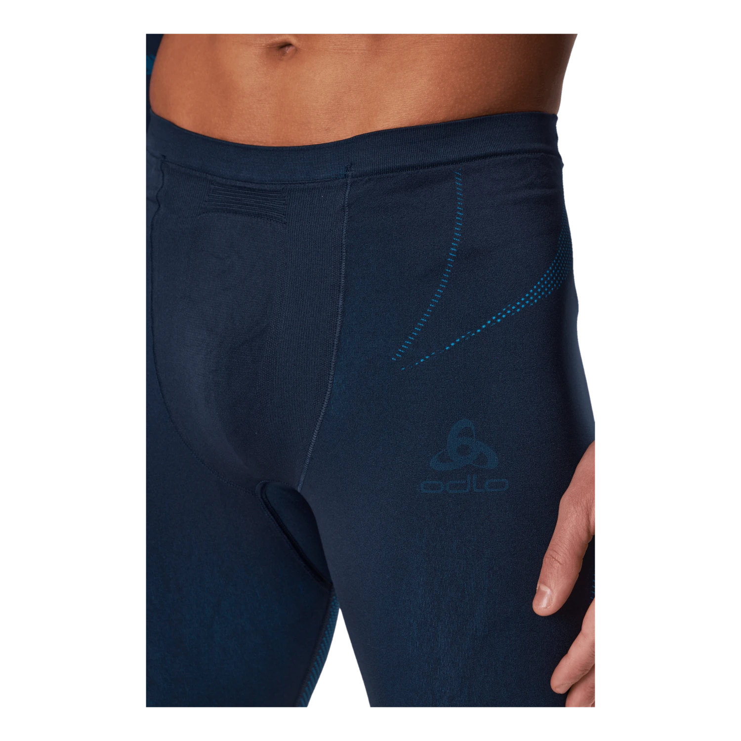 Odlo Set Long Fundamentals Performa Dark Sapphire - Blue Jewel - Image 5