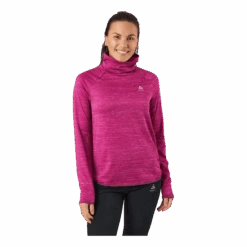 Odlo Mid Layer Run Easy Warm Festival Fuchsia Melange