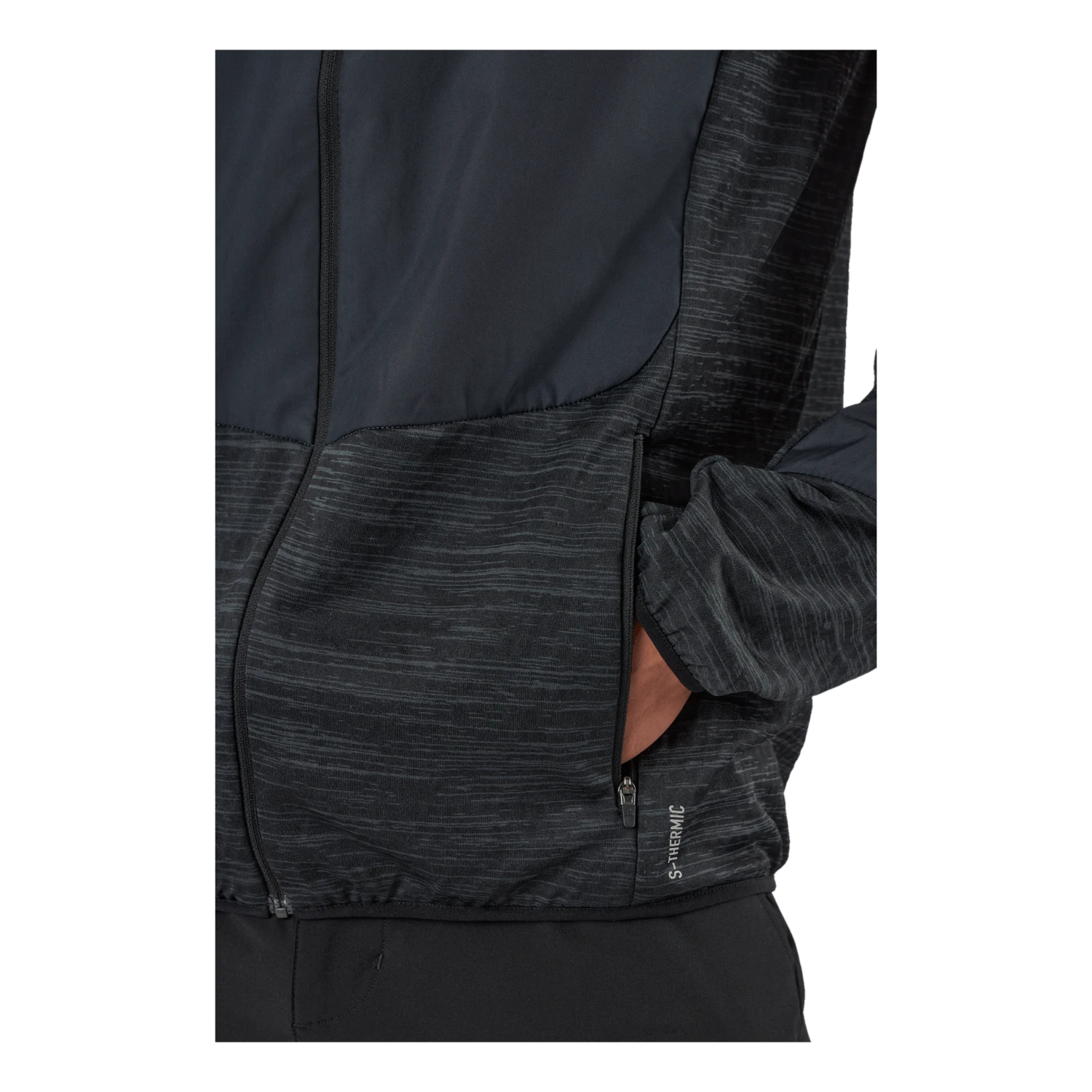 Odlo Jacket Run Easy Warm Hybrid Black - Image 5