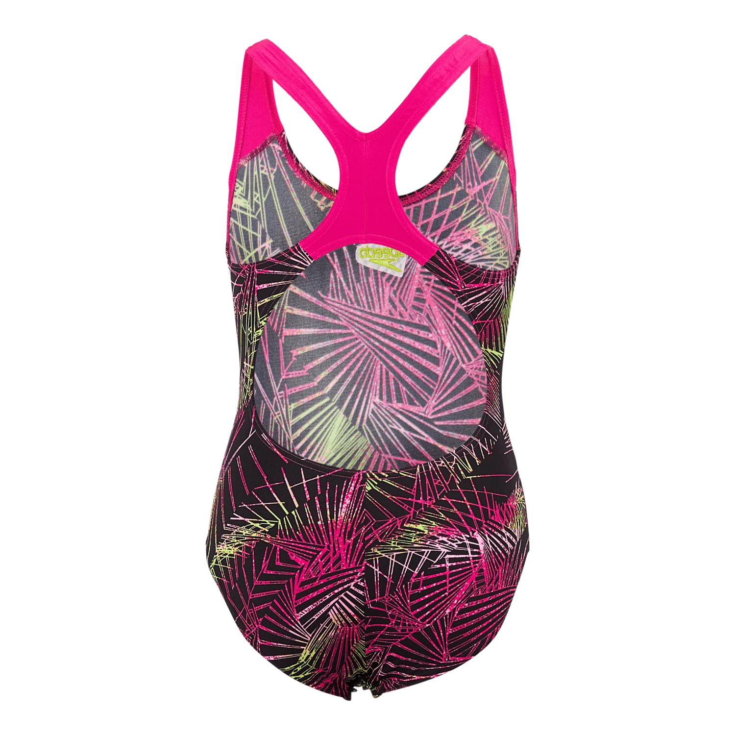 Speedo Digital Placement Splashback J Black Electric Pink - Image 3