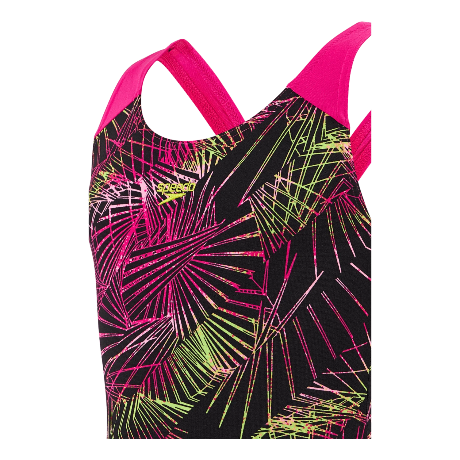Speedo Digital Placement Splashback J Black Electric Pink - Image 4