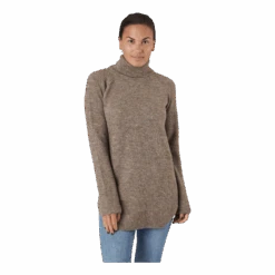 Pieces Ellen Ls Long Knit Fossil