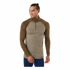 Bula Geo Merino Wool Halfzip Moss