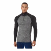 Bula Geo Merino Wool Halfzip Dgrey