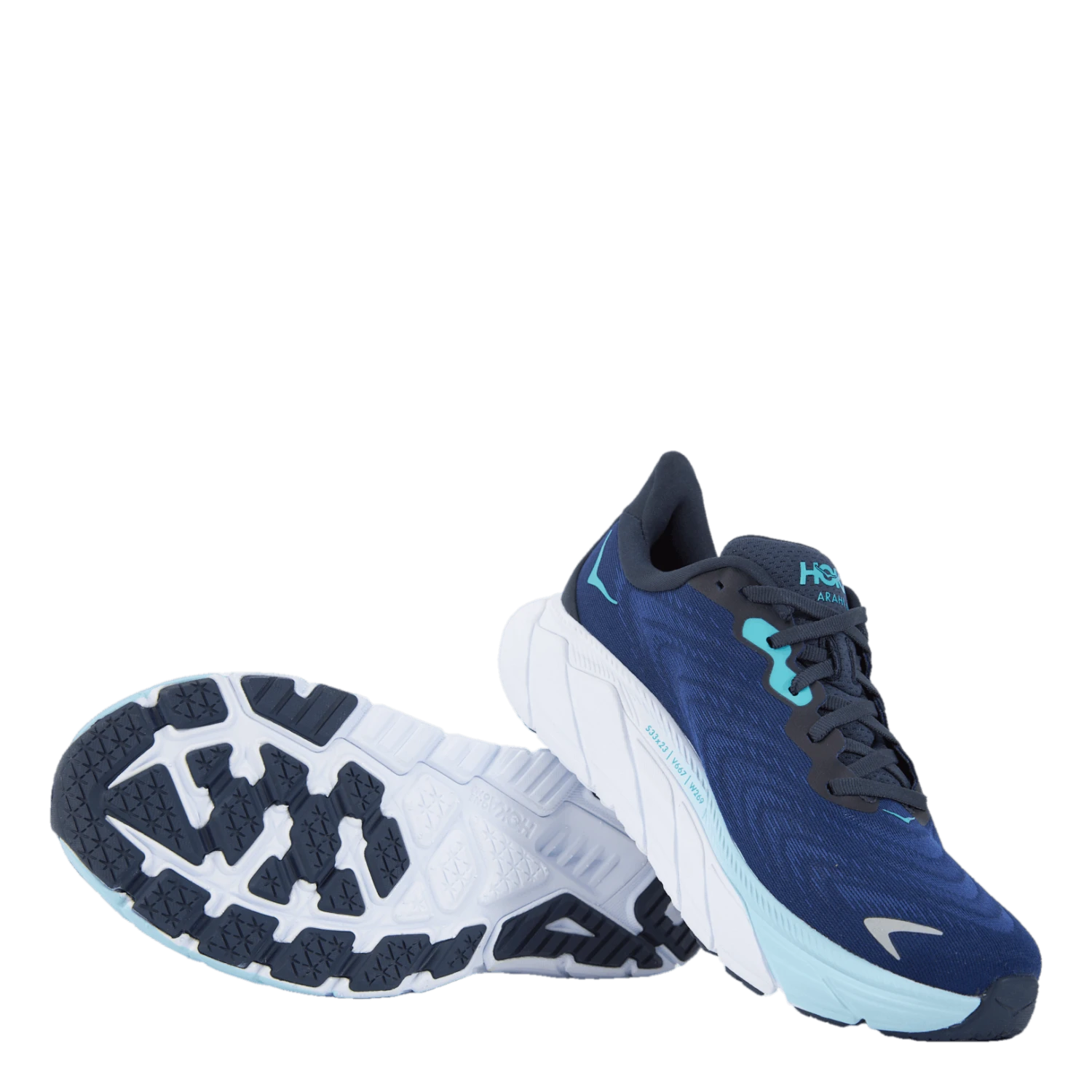 Hoka One One M Arahi 6 Outer Space / Bellwether Blue - Image 7