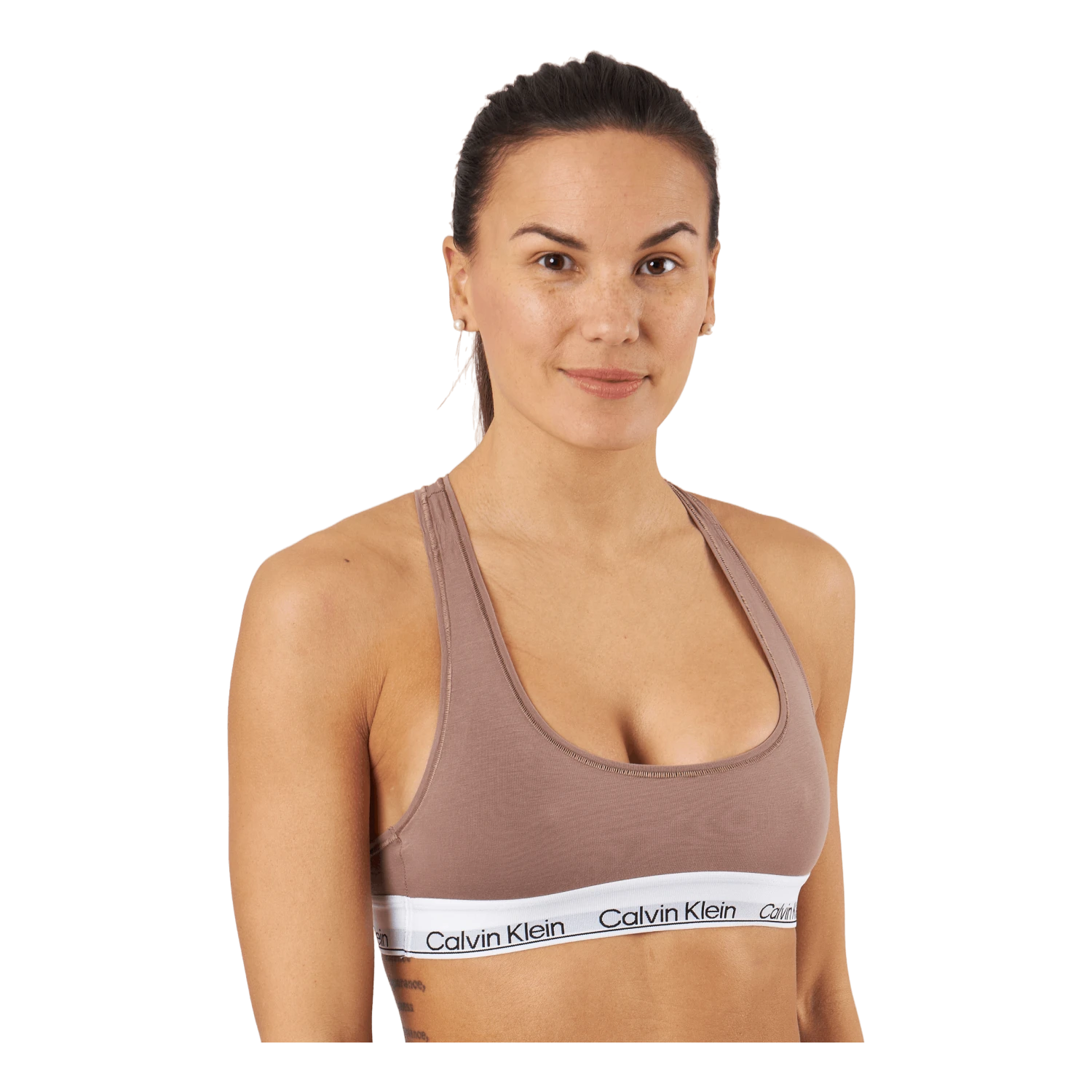 Calvin Klein Unlined Bralette Rich Taupe