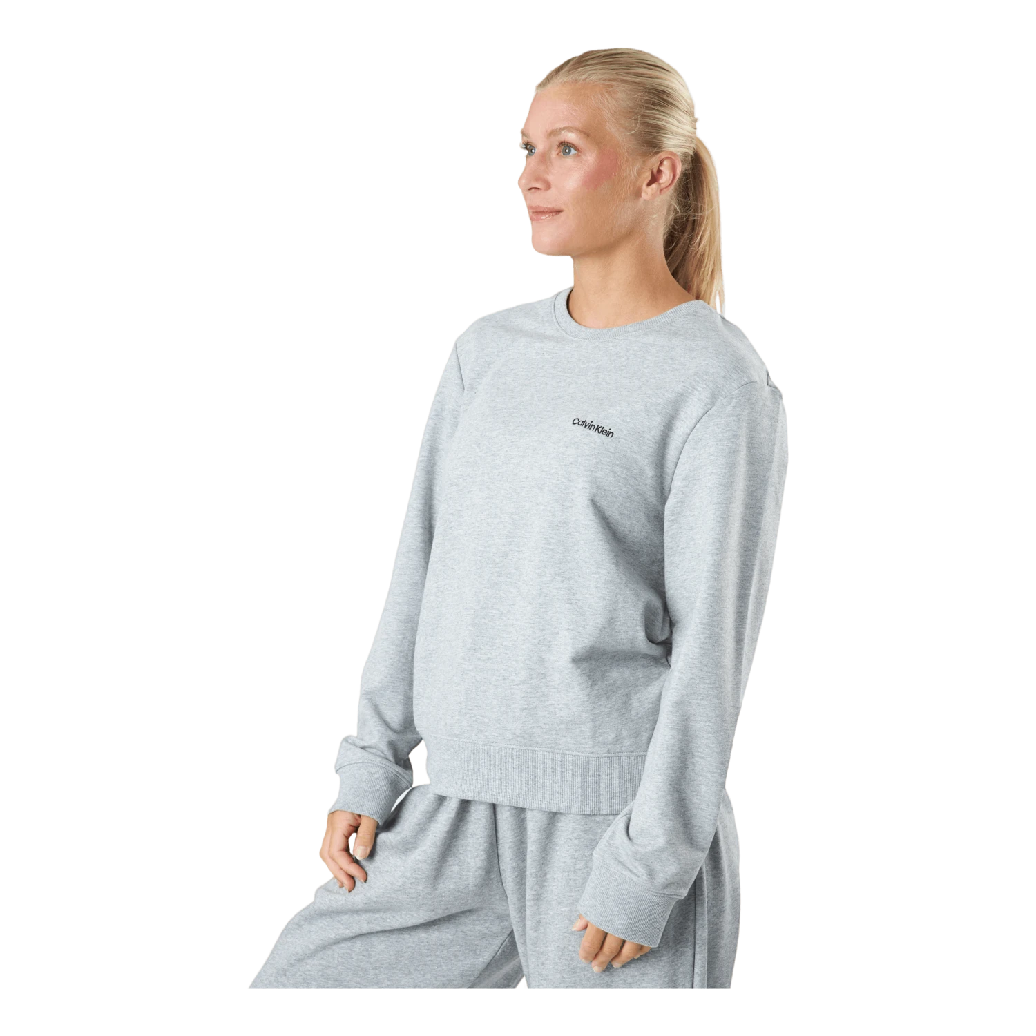 Calvin Klein L/s Sweatshirt Grey Heather - Image 2