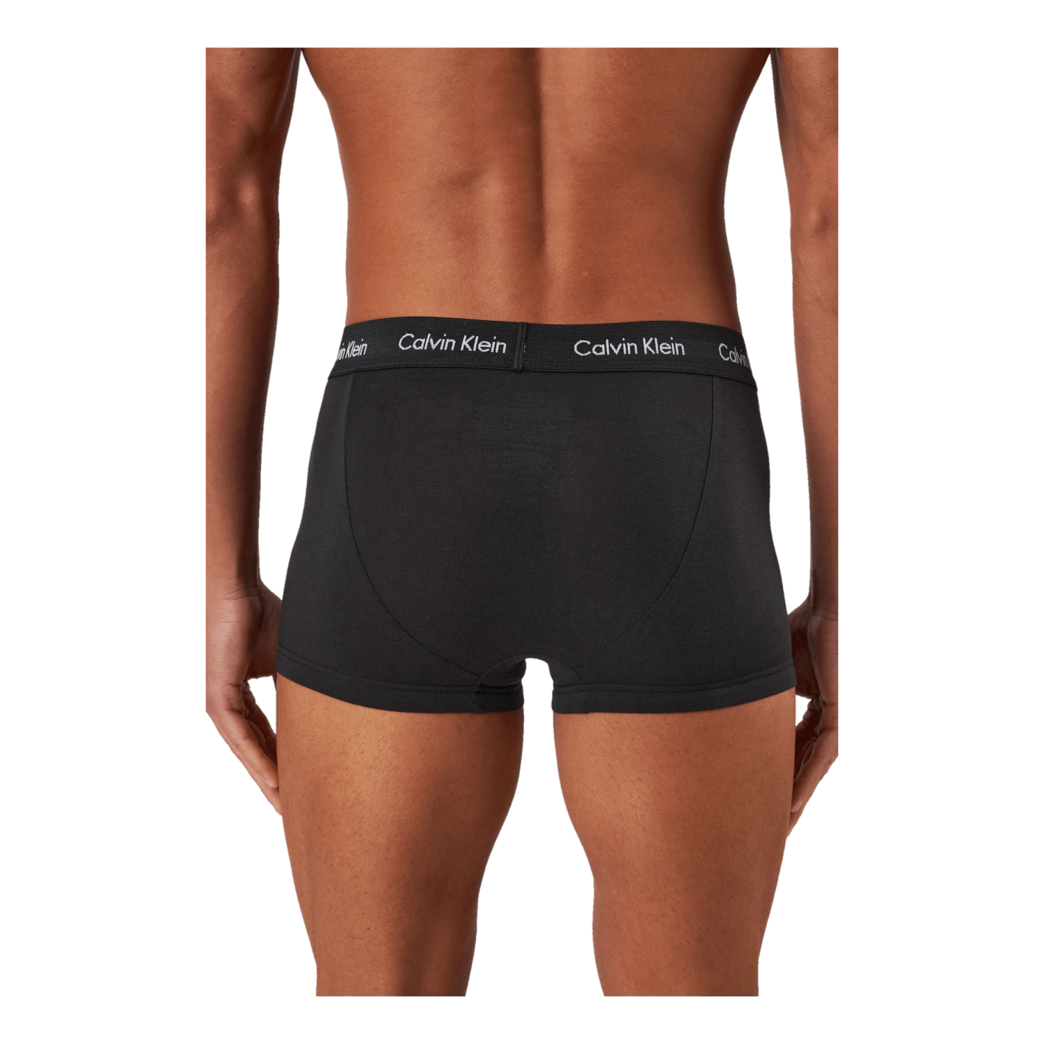 Calvin Klein Low Rise Trunk 3pk B-bright Camel/ Wht/ Red Crpt - Image 6