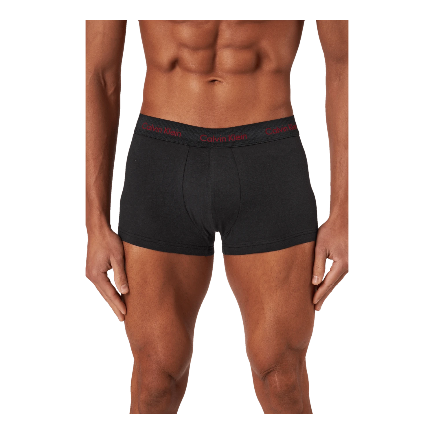 Calvin Klein Low Rise Trunk 3pk B-bright Camel/ Wht/ Red Crpt - Image 7