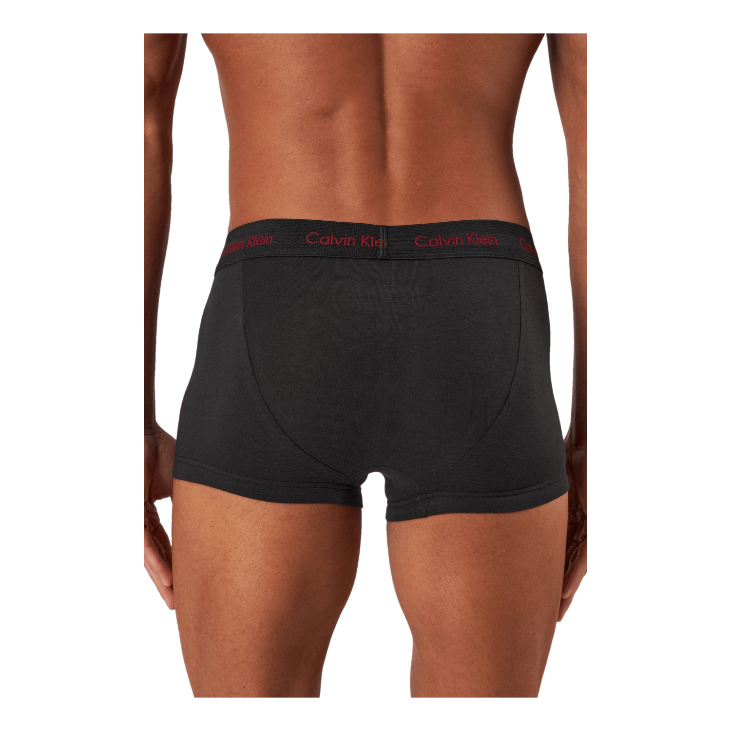 Calvin Klein Low Rise Trunk 3pk B-bright Camel/ Wht/ Red Crpt - Image 9