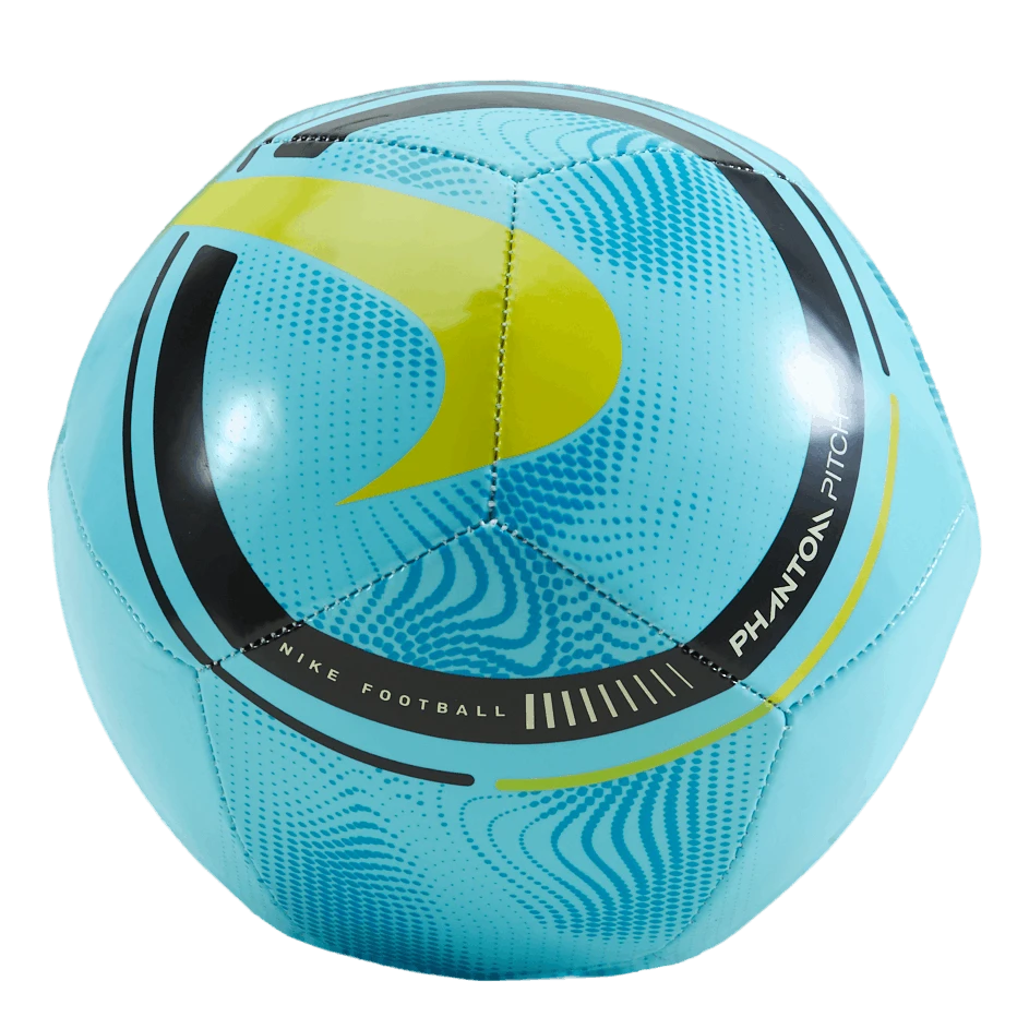 Nike Phantom Soccer Ball Polarized Blue/black/yellow St - Image 3