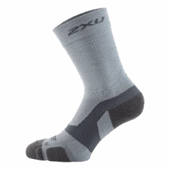 2XU Vectr Merino L.cush Crew Sock Grey/grey