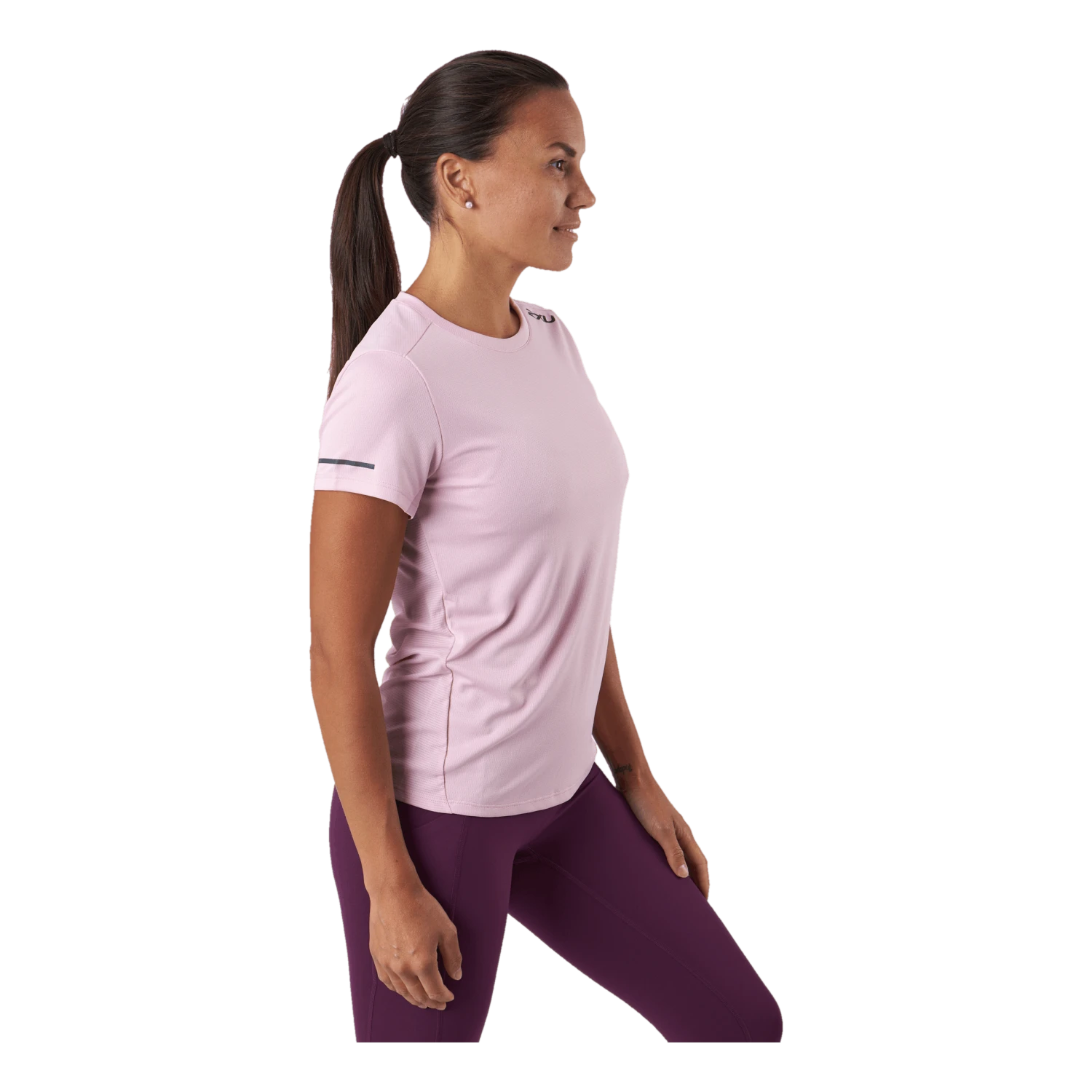 2XU Aero Tee Cameo/black Reflective - Image 2