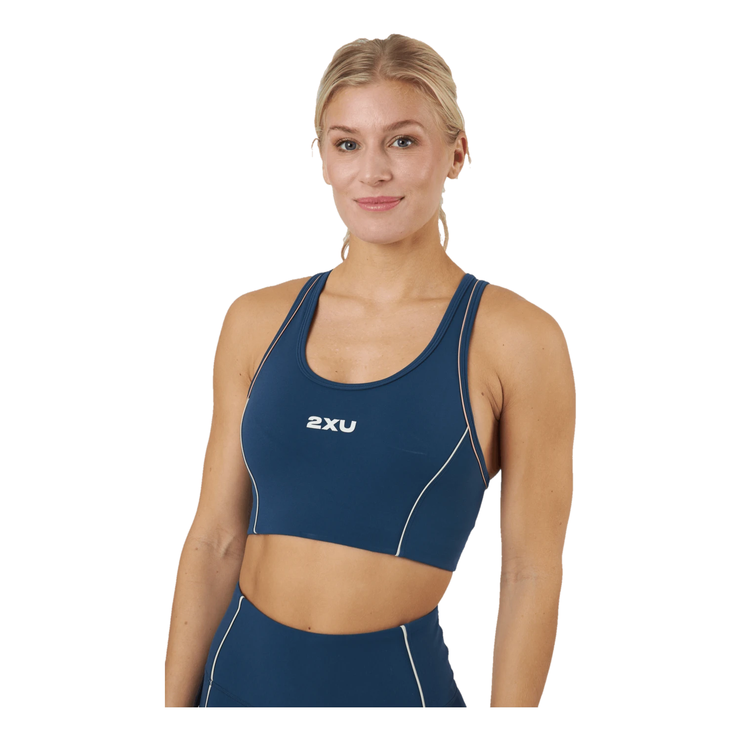 2XU Form Swift Crop Moonlight/off White