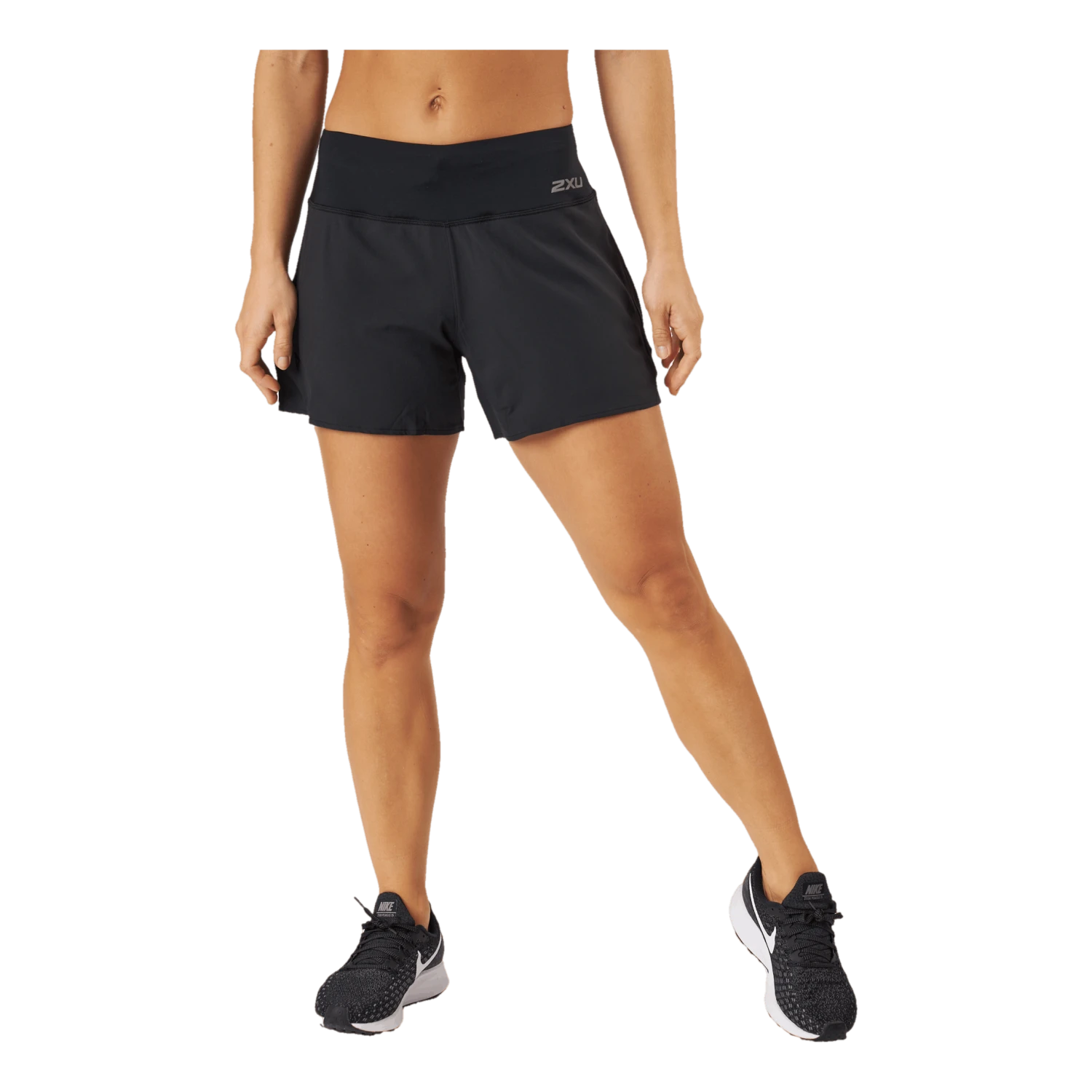 2XU Aero 5 Inch Shorts Black/silver Reflective