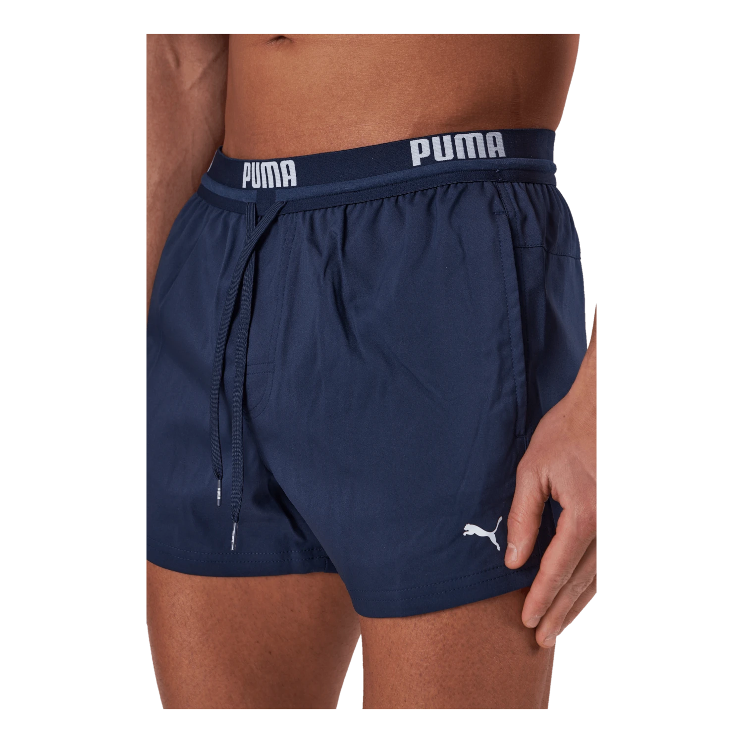 Puma Swim Men Logo Short Length Swi Navy - Image 4