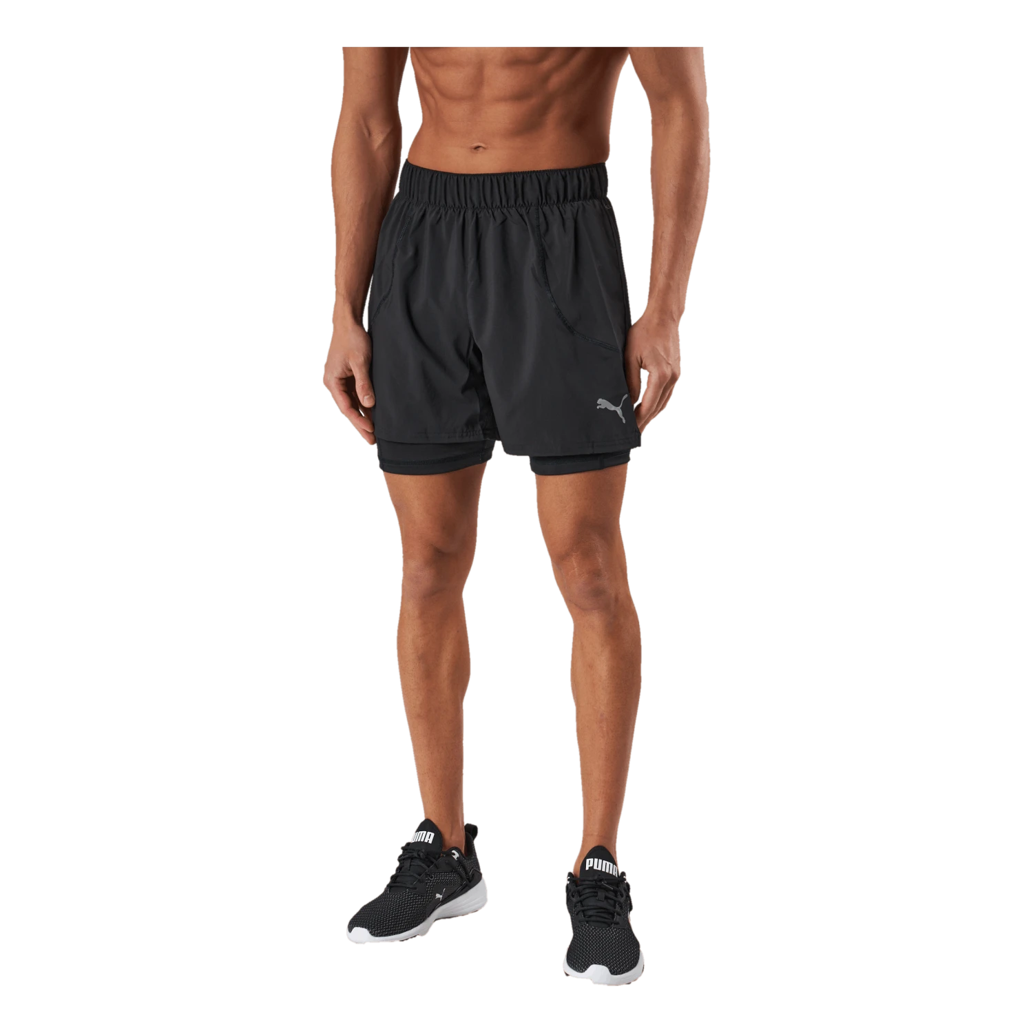 Run 2in1 5" Short Puma Black