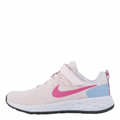 Nike Revolution 6 Little Kids' Shoes PEARL PINK/COSMIC FUCHSIA-COBALT BLISS