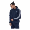 ADIDAS Essentials Fleece 3-Stripes Full-Zip Hoodie Legend Ink