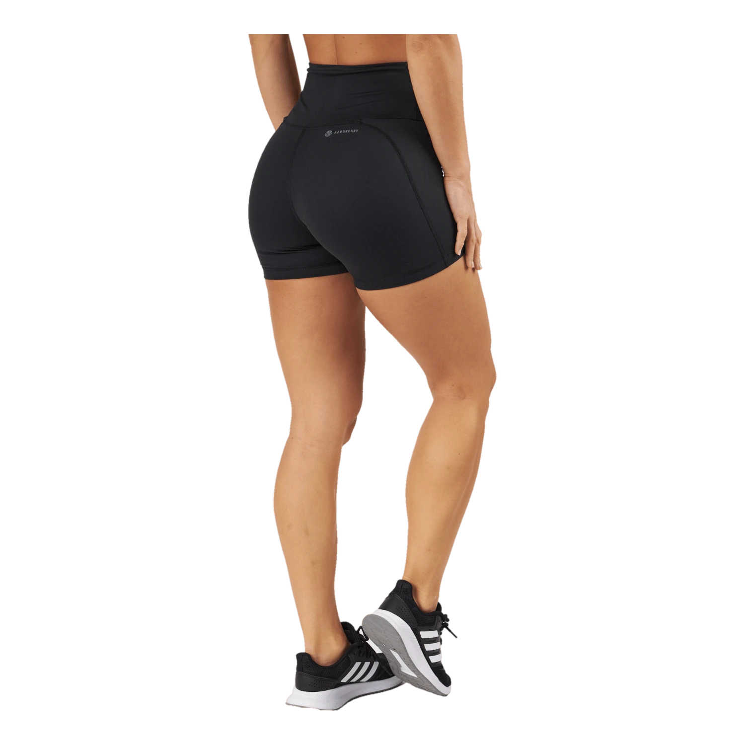 ADIDAS Yoga Essentials High-Waisted Short Leggings Black - Image 3