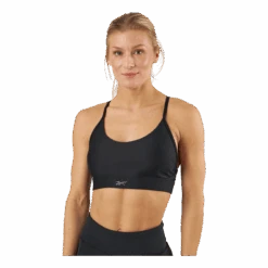 Reebok Lux Strappy Sports Bra Black