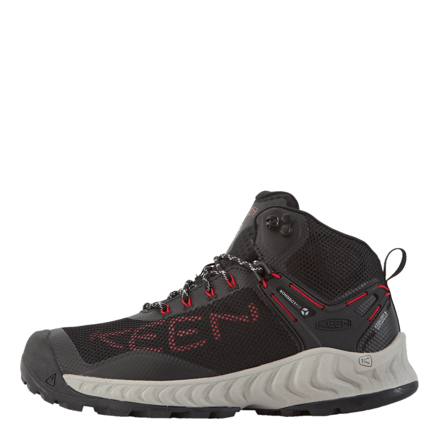 Keen Ke Nxis Evo Mid Wp Black-red C Black-red-carpet