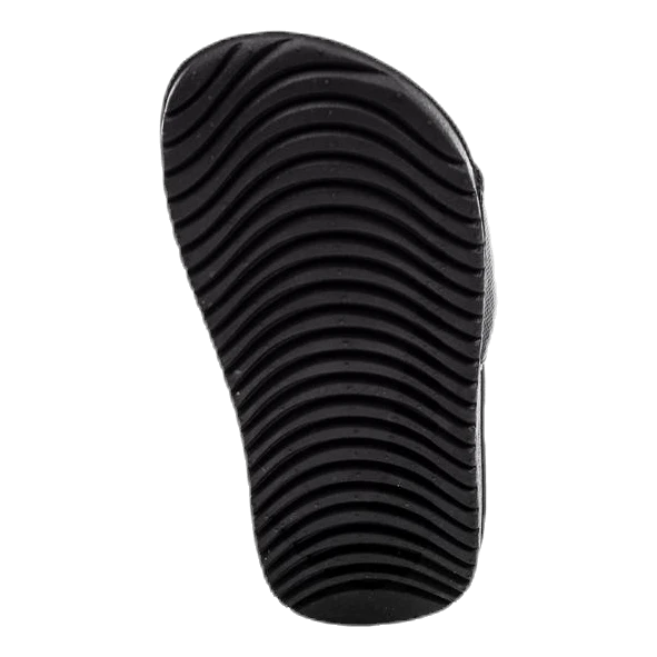 Nike Kawa Little/Big Kids' Slides BLACK/WHITE - Image 6