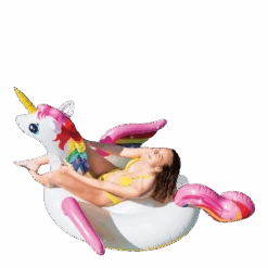 Intex Unicorn Ride-on Pink/White