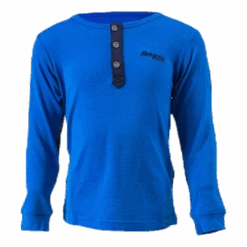 Bergans Of Norway Myske Wool Kids Shirt Blue