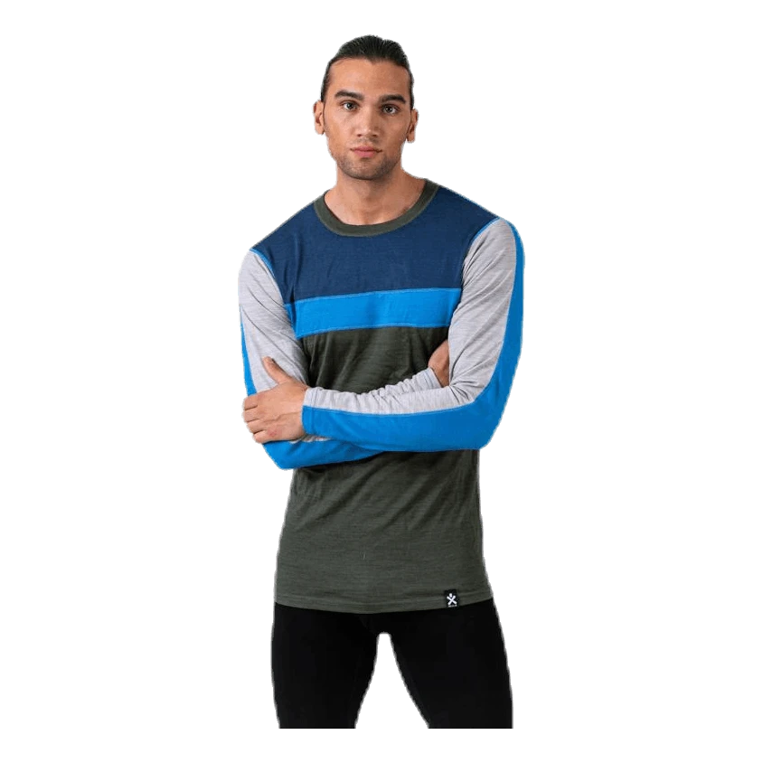 Bula Retro Wool Crew Green/Grey