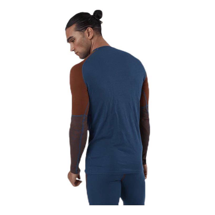 Bula Geo Halfsleeve Crew Blue/Red - Image 3