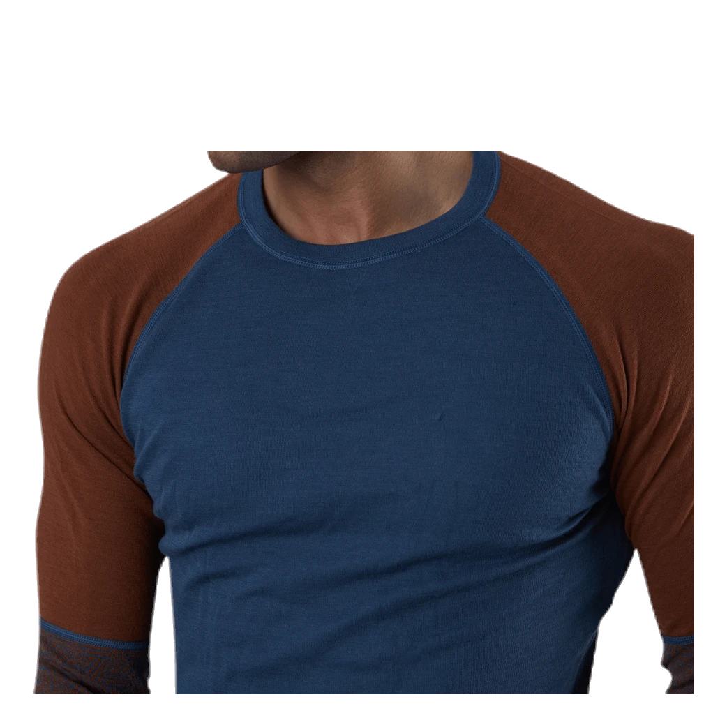 Bula Geo Halfsleeve Crew Blue/Red - Image 5