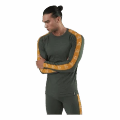 Bula Tape Merino Wool Crew Green