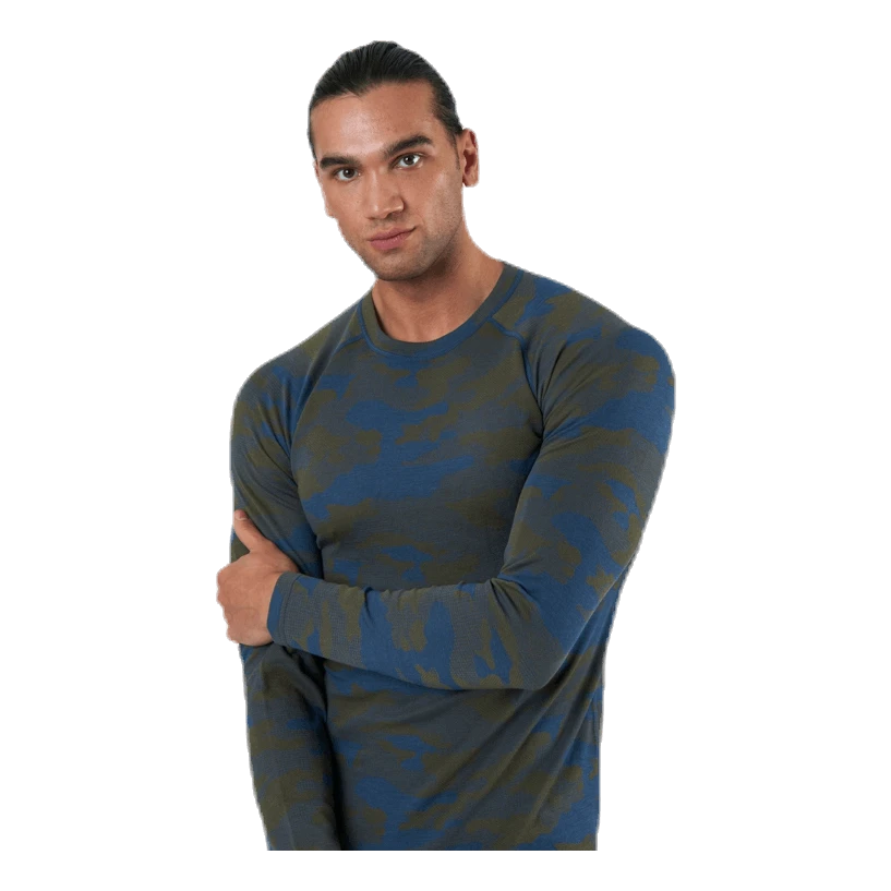 Bula Camo Merino Wool Crew Blue/Green - Image 2